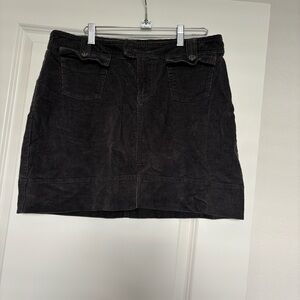 Patagonia Rockwell Corduroy Skirt Gray Size 10